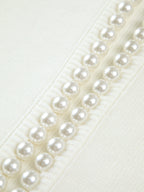 Cardigan Sibylle à Perles et Finitions Effilochées, vue 7