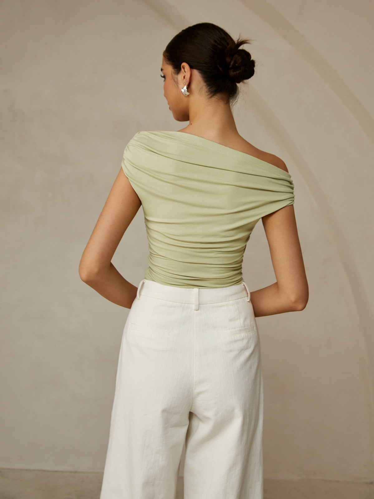 Top Asymétrique Maud Sans Manches, vue 3