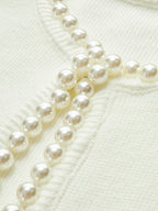 Cardigan Sibylle à Perles et Finitions Effilochées, vue 9