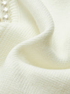 Cardigan Sibylle à Perles et Finitions Effilochées, vue 10
