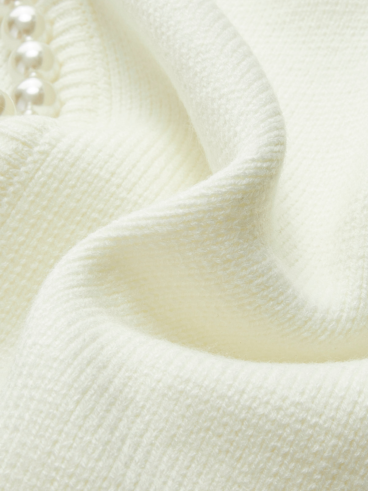 Cardigan Sibylle à Perles et Finitions Effilochées, vue 10