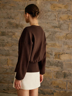 Cardigan Aurélie à Boutons Dorés, vue 5