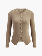 Cardigan Laure Fendu à Boutons, vue 12