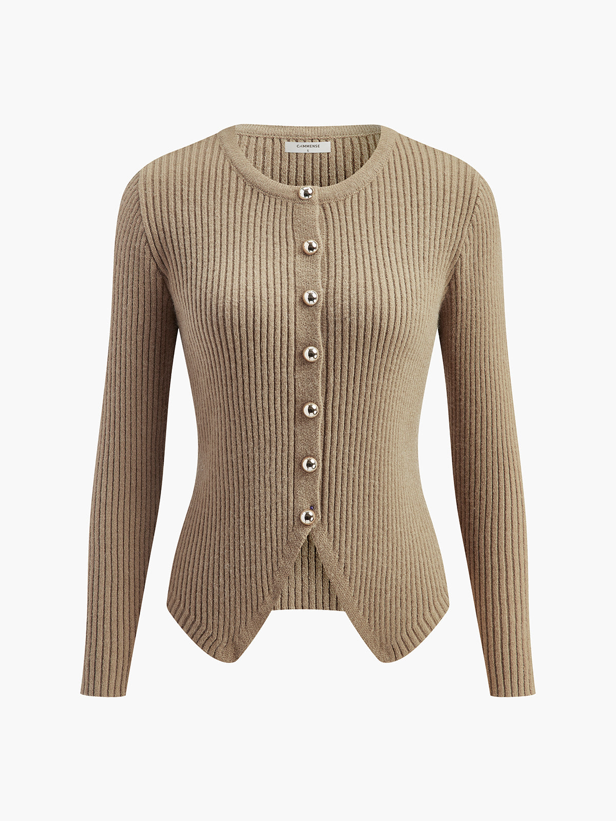 Cardigan Laure Fendu à Boutons, vue 12