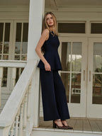 Pantalon en Maille Ilona à Taille Élastiquée, vue 1