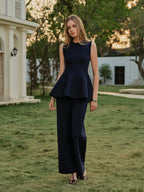 Pantalon en Maille Ilona à Taille Élastiquée, vue 7