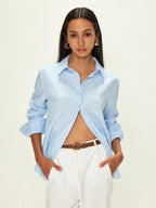 Chemise Rayée Marguerite à Revers, vue 2