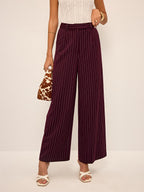 Pantalon Large Honorine à Rayures Tennis, vue 7