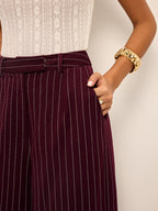 Pantalon Large Honorine à Rayures Tennis, vue 6