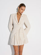 Blazer Ceinturé Clarisse à Taille Marquée, vue 5