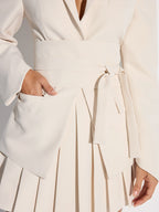 Blazer Ceinturé Clarisse à Taille Marquée, vue 6