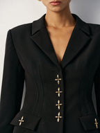 Blazer Margot à Boutons Croix, vue 4