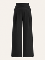 Pantalon Large Louise à Ceinture Plissée, vue 3