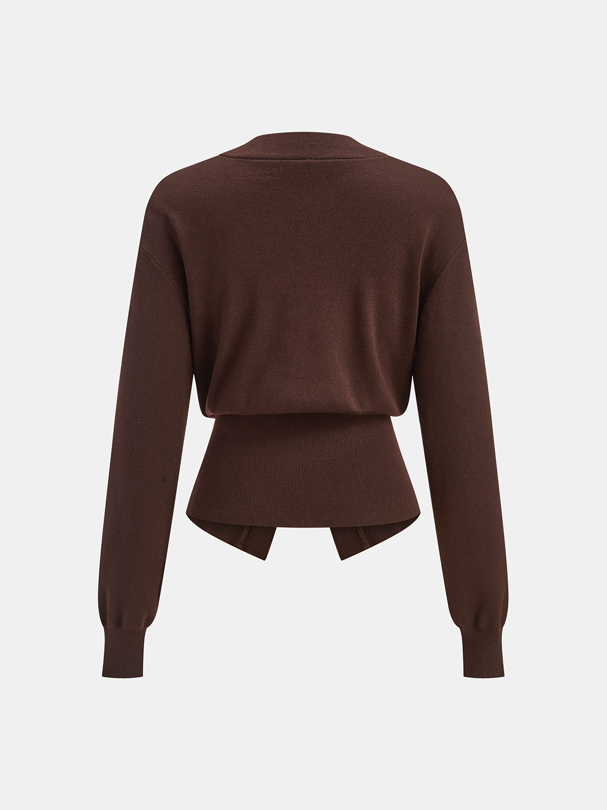 Cardigan Émilie en Laine Mélangée à Boutons Dorés, vue 5