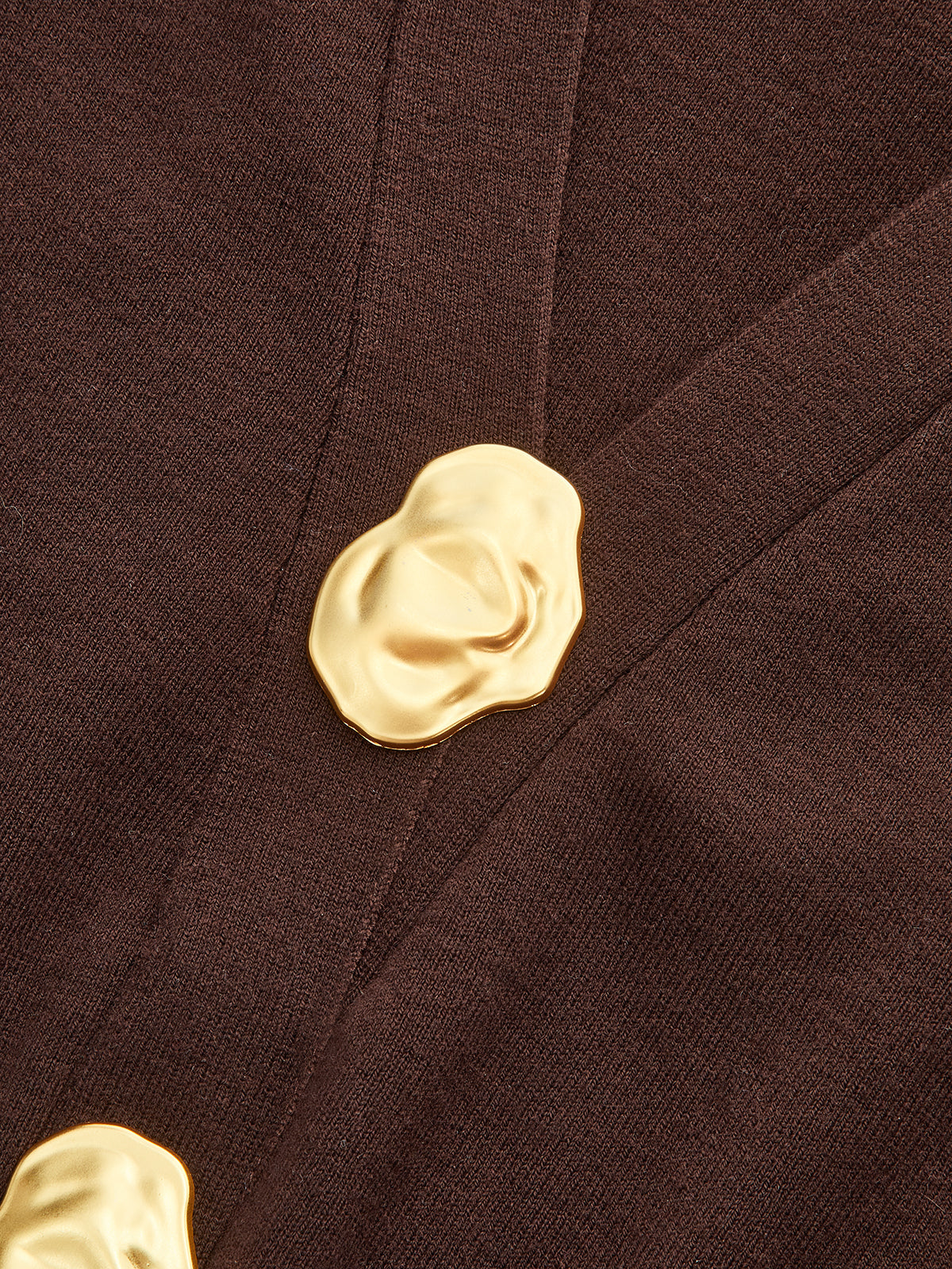 Cardigan Émilie en Laine Mélangée à Boutons Dorés, vue 6