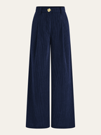 Pantalon Large Félicie en Velours Côtelé, vue 6