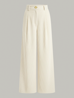 Pantalon Large Félicie en Velours Côtelé, vue 8