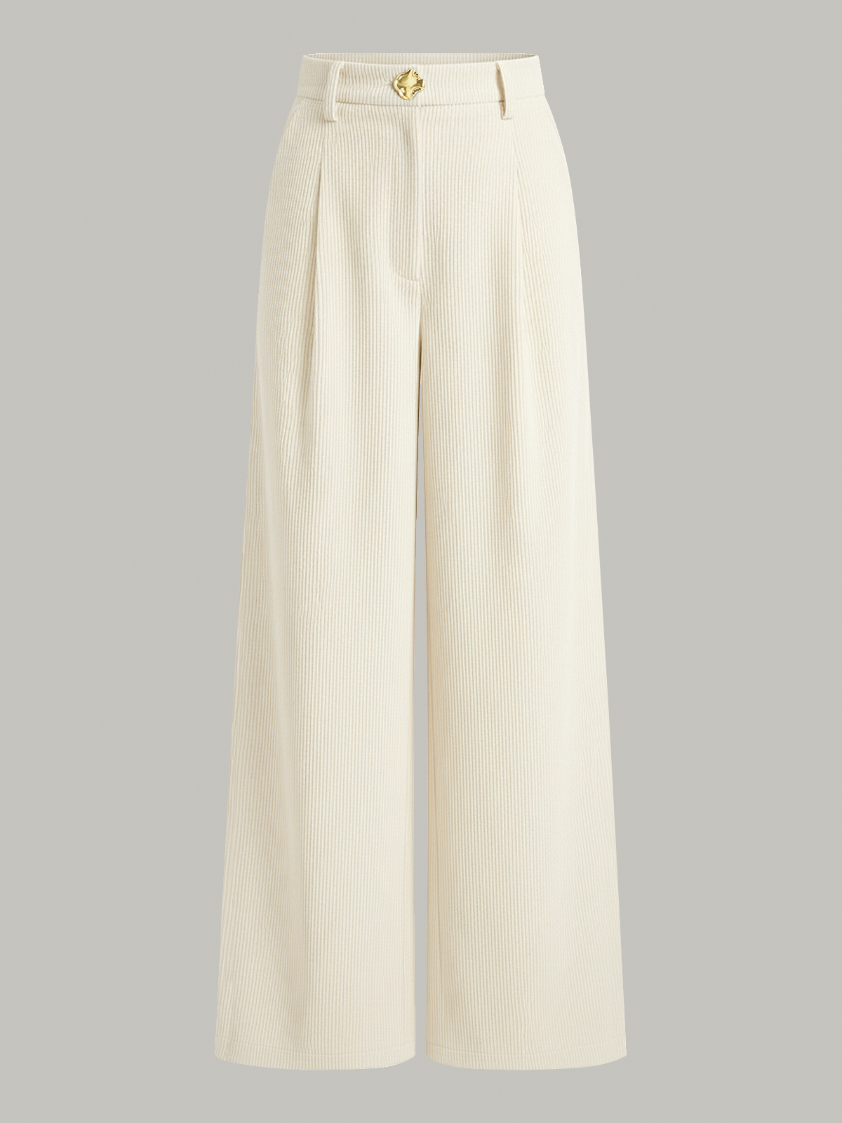 Pantalon Large Félicie en Velours Côtelé, vue 8