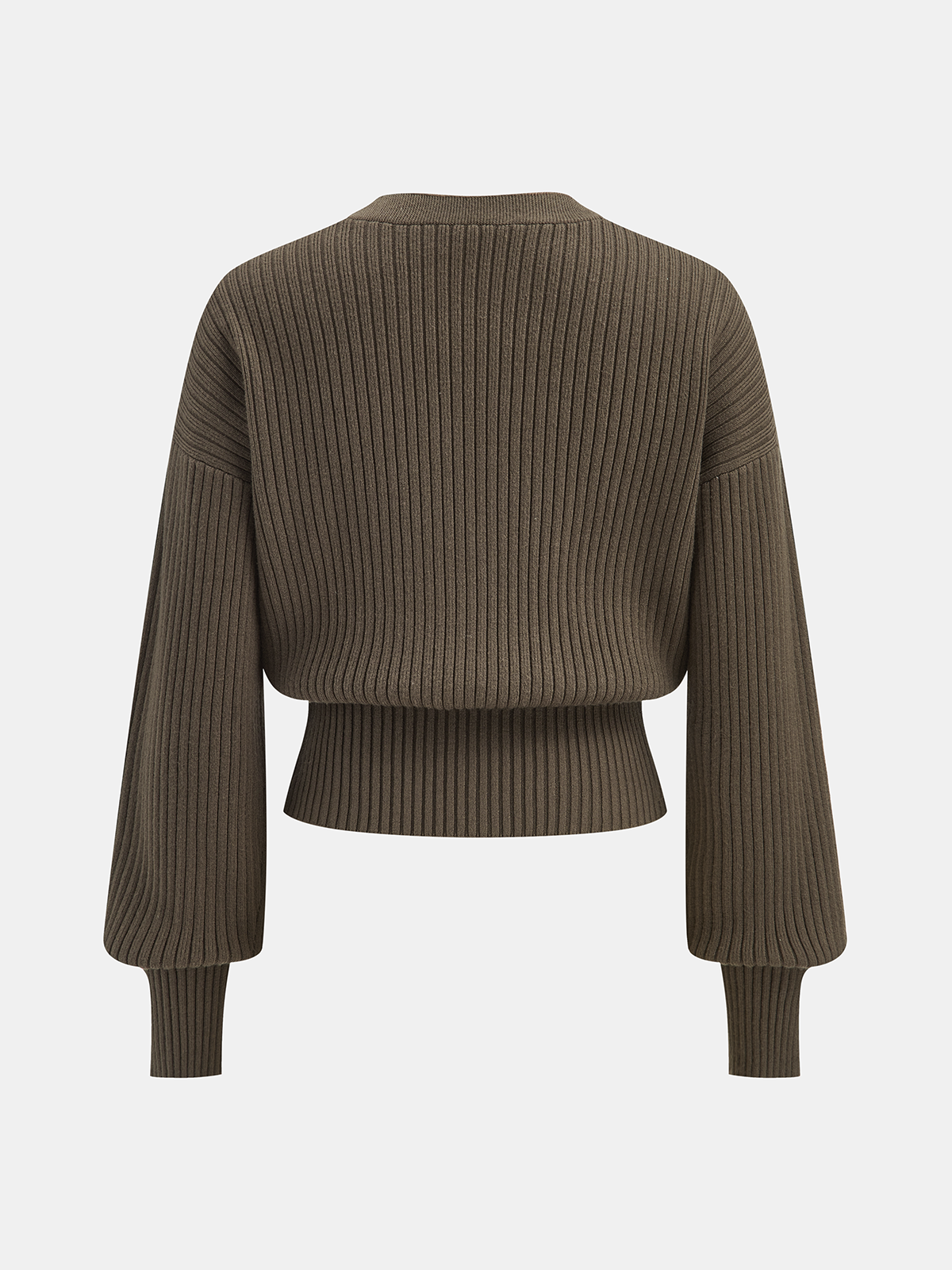 Cardigan Côtelé Philippine à Boutons Dorés, vue 3