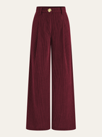 Pantalon Large Félicie en Velours Côtelé, vue 9