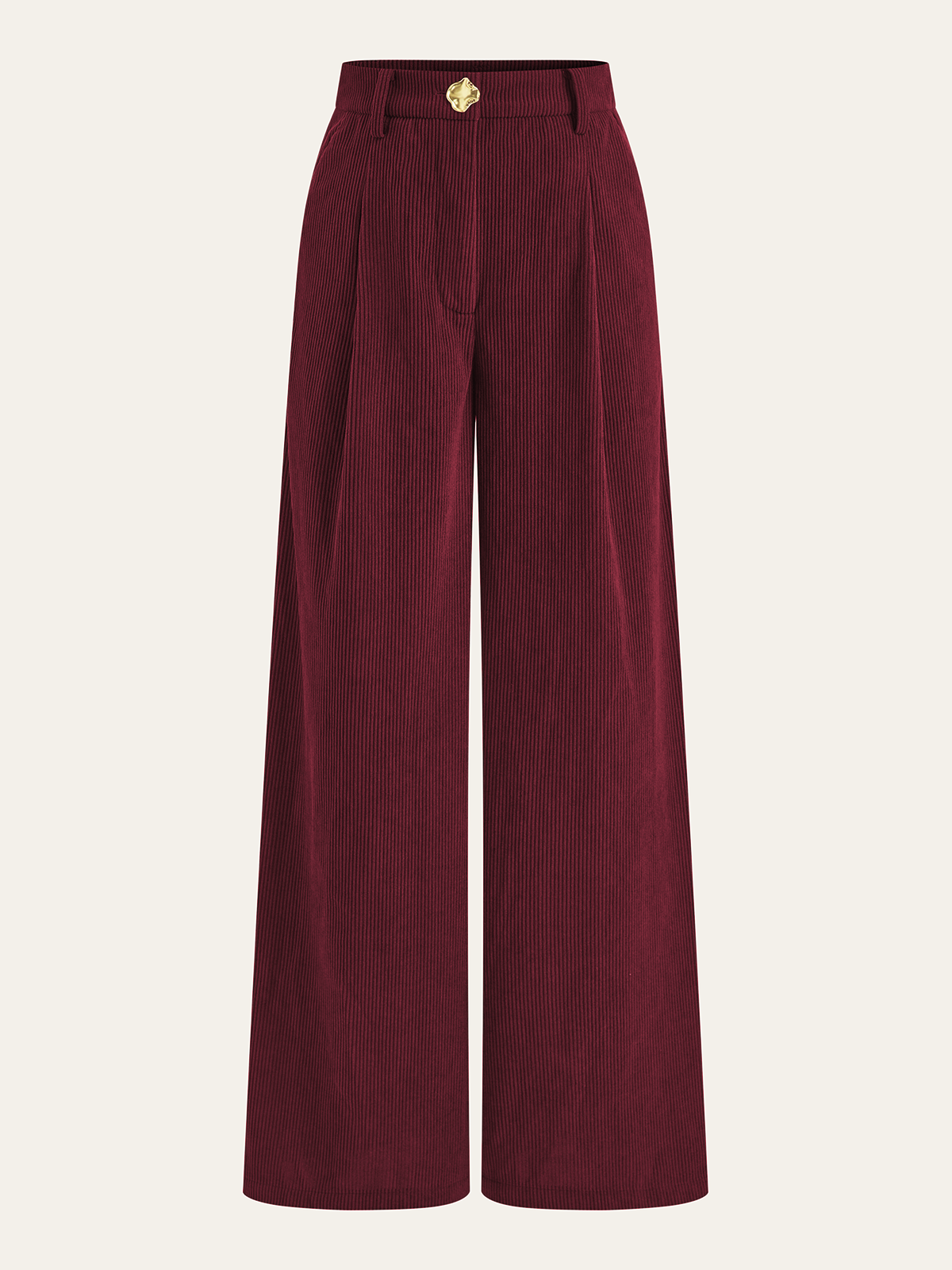 Pantalon Large Félicie en Velours Côtelé, vue 9