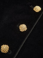 Blazer Isaline en Velours à Col Montant, vue 4