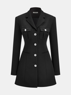 Robe Blazer Madeleine à Col Tailleur, vue 2