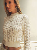 Pull Dos Nu Mathilde aux Perles, vue 4