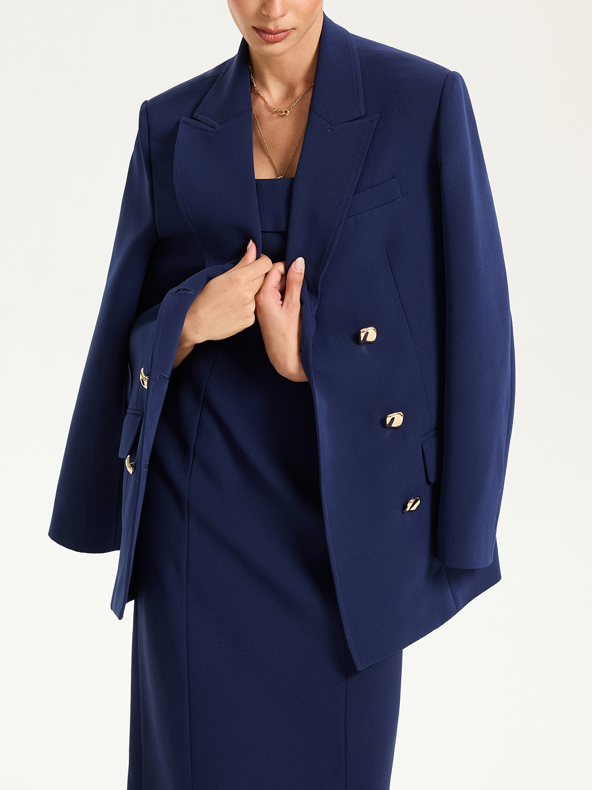 Blazer Oversize Amandine à Double Boutonnage, vue 4