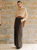 Pantalon Large Eulalie à Taille Haute, vue 1