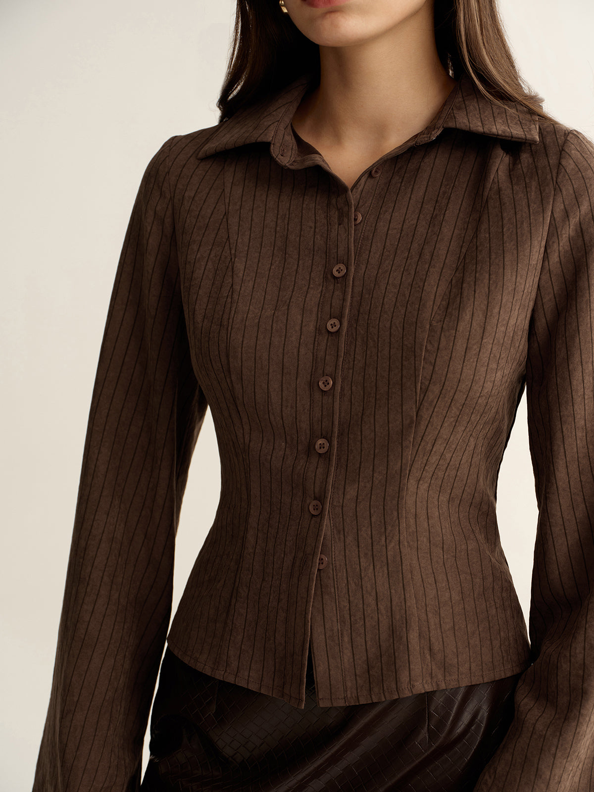 Chemise Courte Camille à Rayures Tennis, vue 4