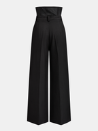Pantalon Large Marcelline à Taille Corset, vue 2