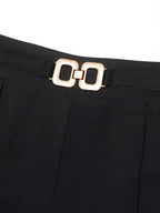 Pantalon Taille Haute Capucine à Maillons Dorés, vue 3