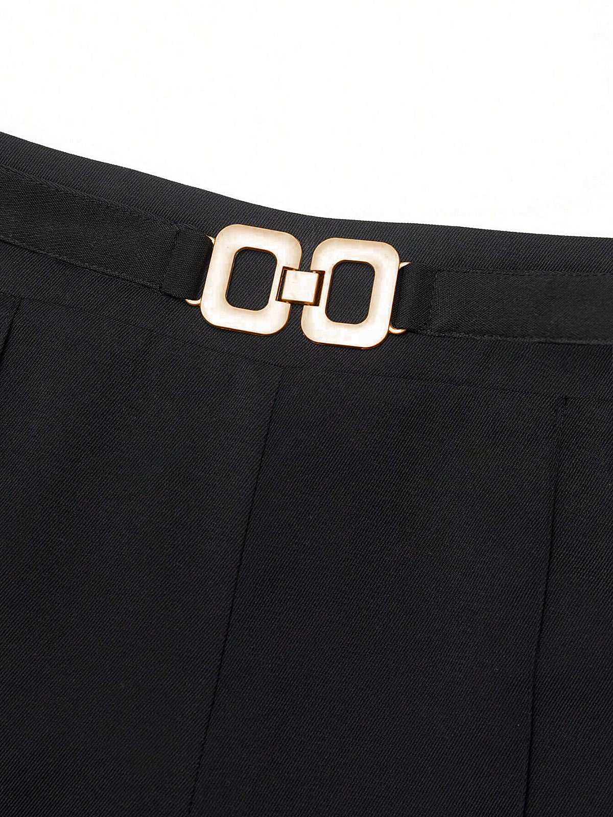 Pantalon Taille Haute Capucine à Maillons Dorés, vue 3
