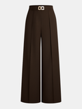 Pantalon Taille Haute Capucine à Maillons Dorés, vue 5