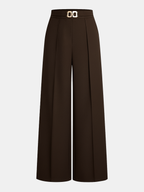 Pantalon Taille Haute Capucine à Maillons Dorés, vue 5
