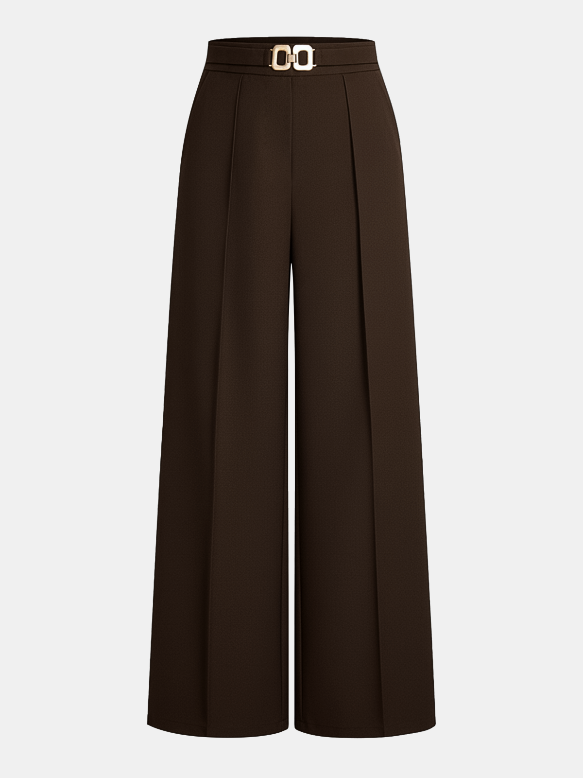 Pantalon Taille Haute Capucine à Maillons Dorés, vue 5