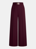 Pantalon Taille Haute Capucine à Maillons Dorés, vue 6
