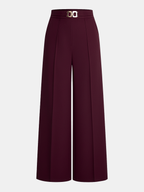 Pantalon Taille Haute Capucine à Maillons Dorés, vue 6