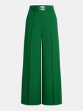 Pantalon Taille Haute Capucine à Maillons Dorés, vue 7