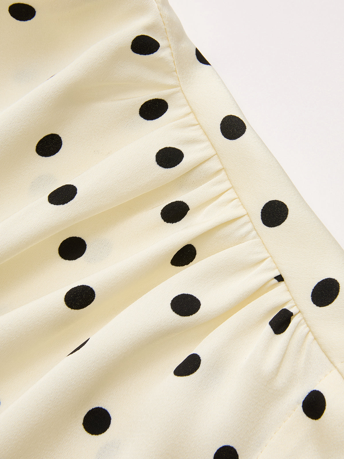 Blouse Marine à Pois et Fronces, vue 5