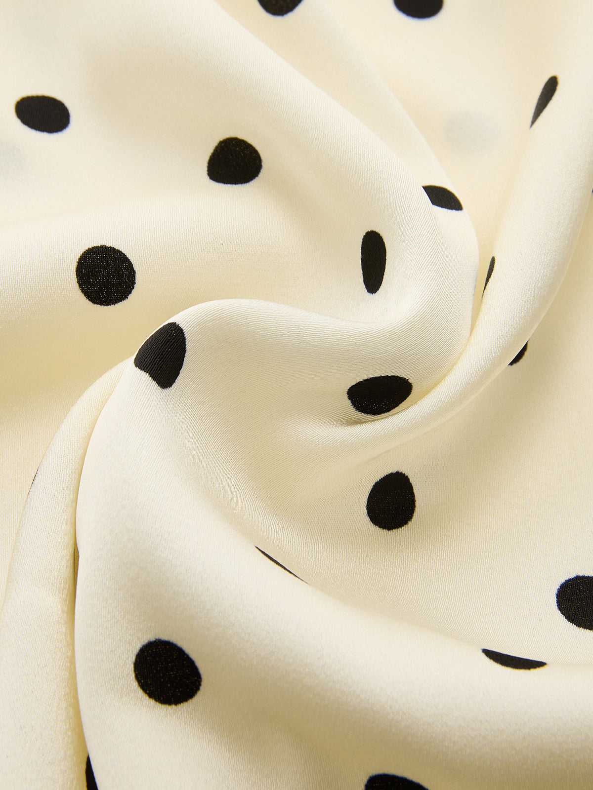 Blouse Marine à Pois et Fronces, vue 3