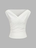 Blouse Asymétrique Salomé à Fronces, vue 2