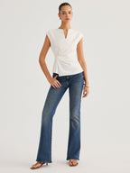 Blouse Lison Sans Manches à Taille Torsadée, vue 4