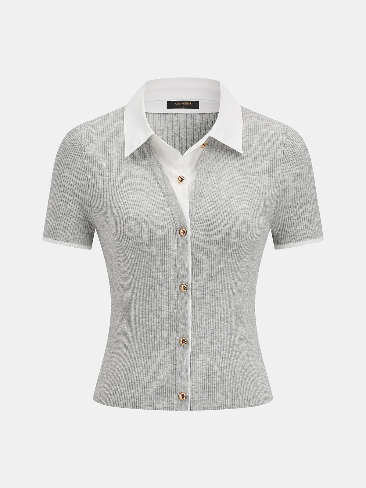 Top Maille Mona à Faux Col, vue 2