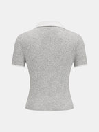 Top Maille Mona à Faux Col, vue 3