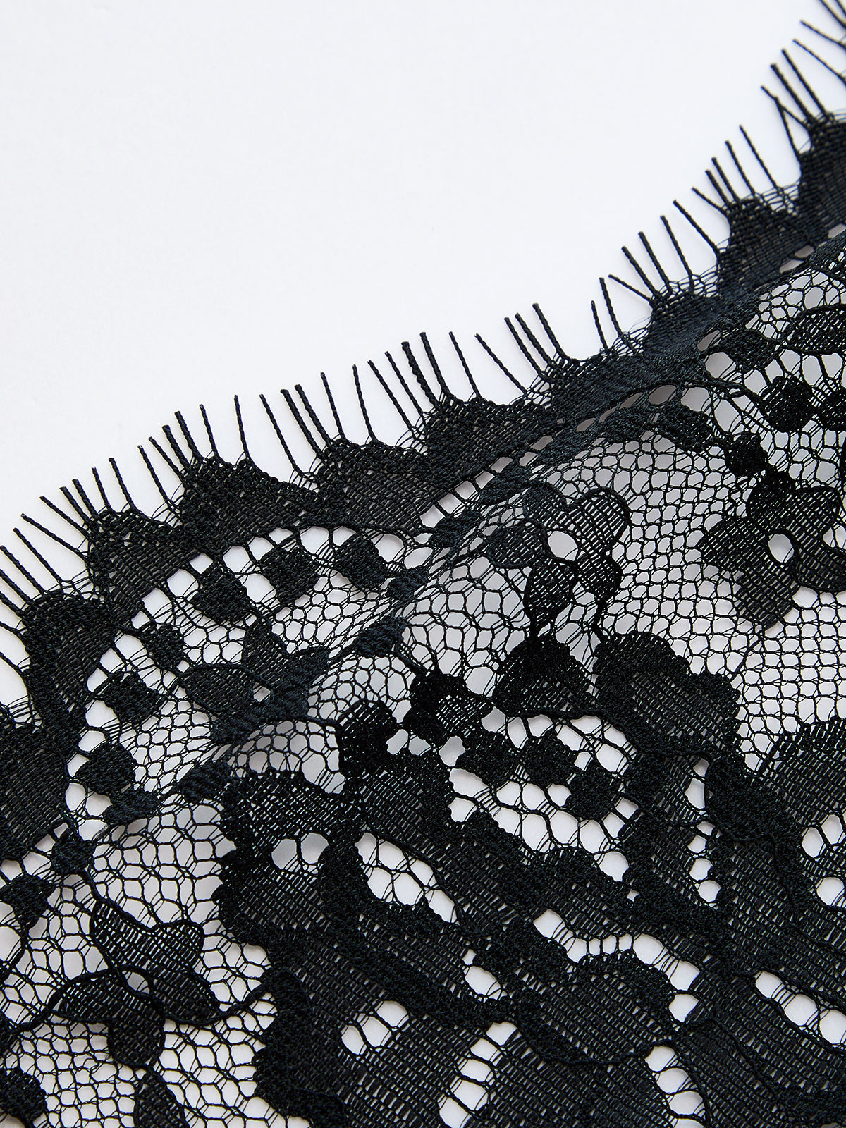 Haut Asymétrique Solène à Pois et Dentelle, vue 4