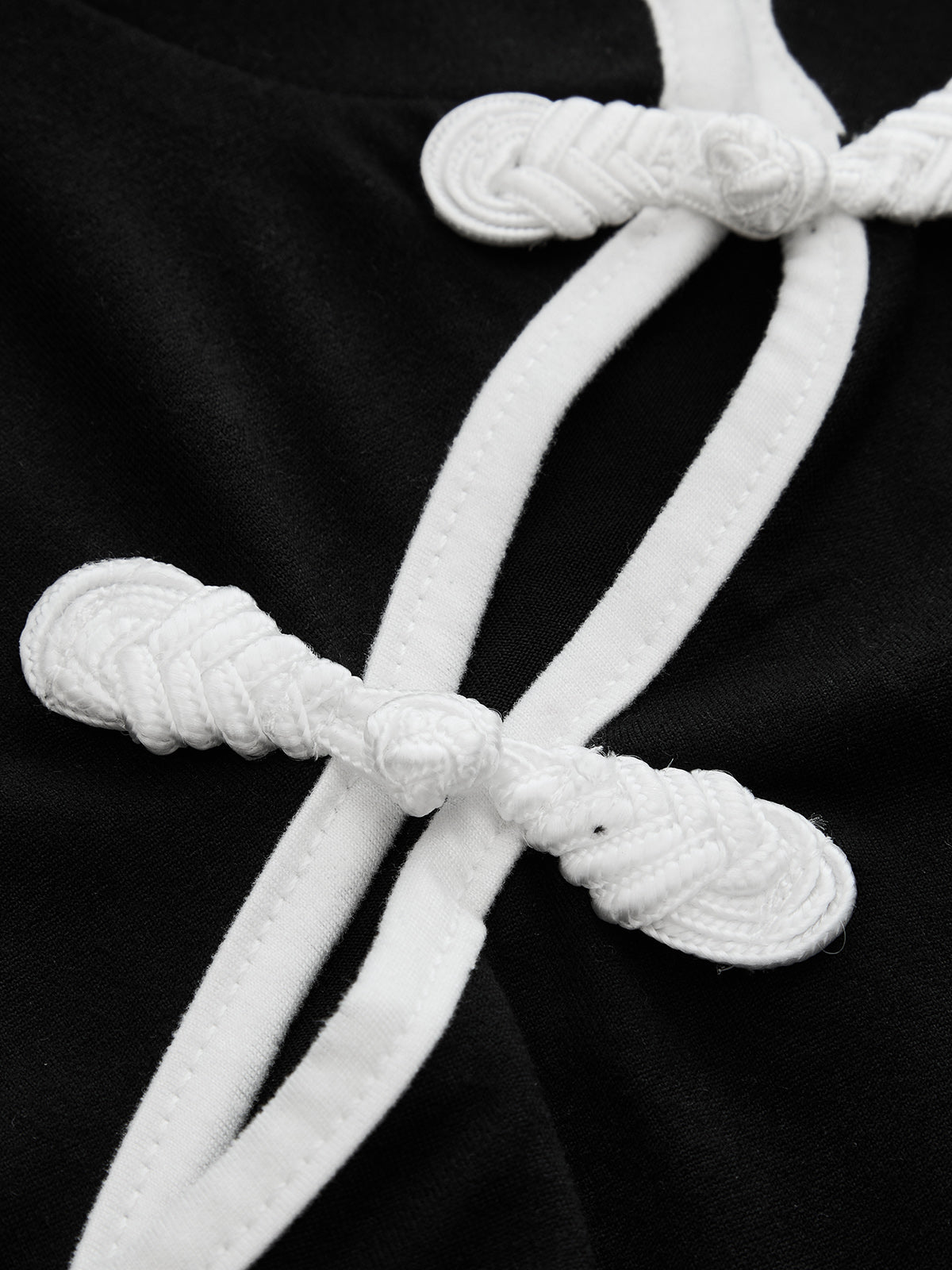 Top Odette à Col Mandarin et Boutons Brandebourg, vue 5