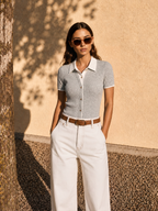 Top Maille Mona à Faux Col, vue 1