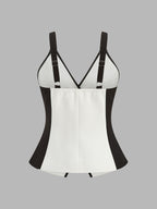Gilet Caraco Cécile à Boutons Dorés, vue 3